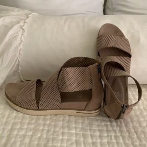 Eileen Fisher sport perforated leather sandal